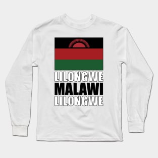 Flag of Malawi Long Sleeve T-Shirt